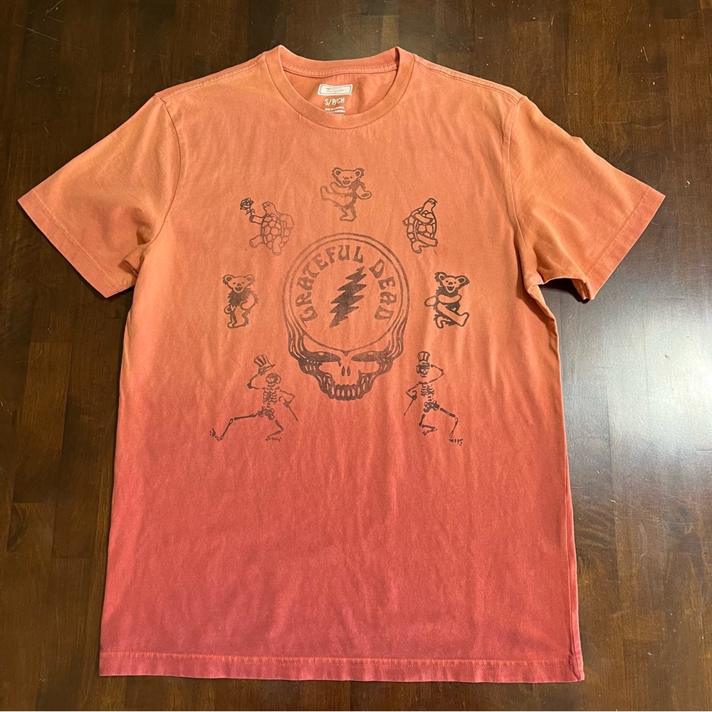 Grateful Dead Band Tee; Tailgate brand, Uni-sex, size Small